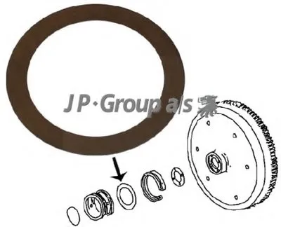 Дистанционная шайба, коленчатый вал CLASSIC JP GROUP купить