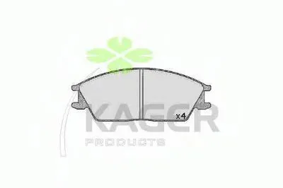 Комплект тормозных колодок, дисковый тормоз KAGER купить