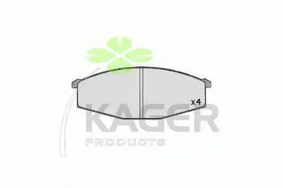 Комплект тормозных колодок, дисковый тормоз KAGER купить