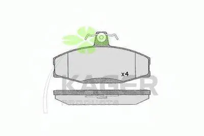 Комплект тормозных колодок, дисковый тормоз KAGER купить