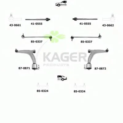 Подвеска колеса KAGER купить