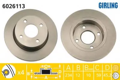 Тормозной диск GIRLING купить