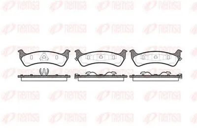 Комплект тормозных колодок, дисковый тормоз KAWE купить