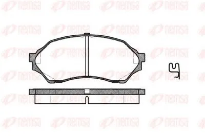 Комплект тормозных колодок, дисковый тормоз KAWE купить