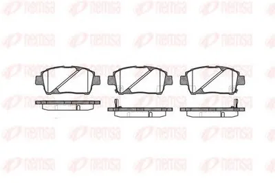 Комплект тормозных колодок, дисковый тормоз KAWE купить