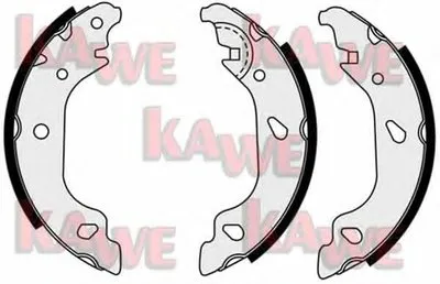 Комплект тормозных колодок KAWE купить