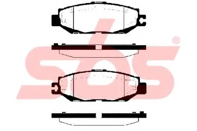 Комплект тормозных колодок, дисковый тормоз sbs купить