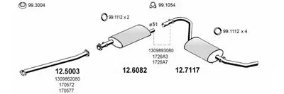 Система выпуска ОГ ASSO купить