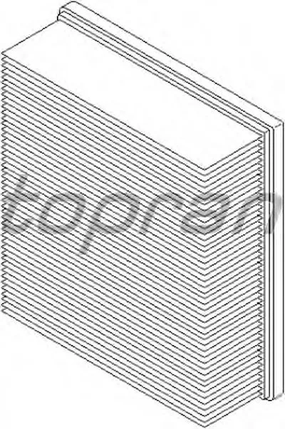 Воздушный фильтр TOPRAN купить