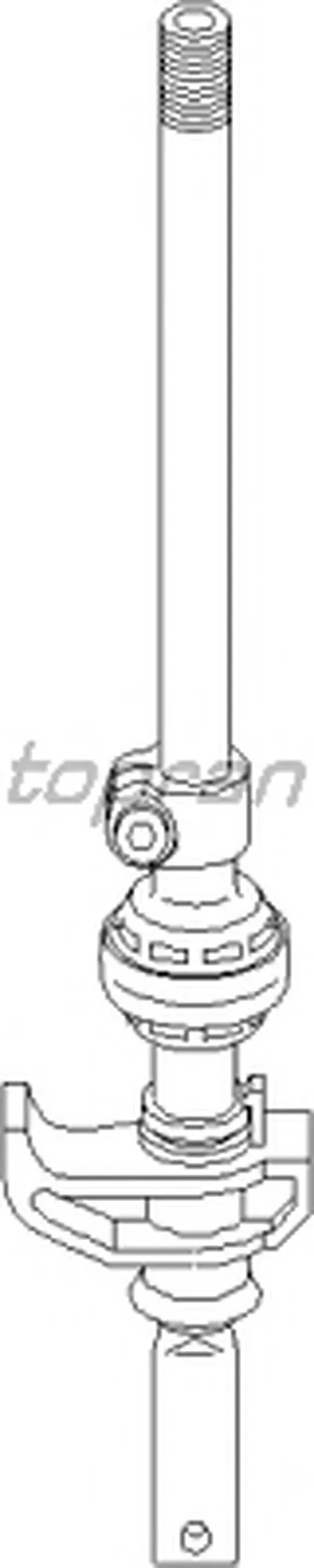 Шток вилки переключения передач TOPRAN купить