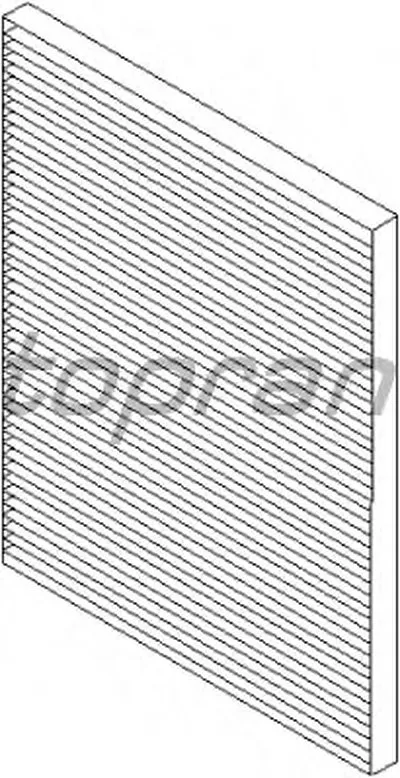 Фильтр, воздух во внутренном пространстве TOPRAN купить