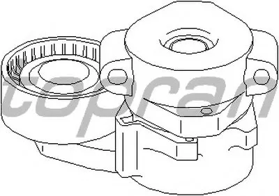 Натяжитель ремня, клиновой зубча TOPRAN купить