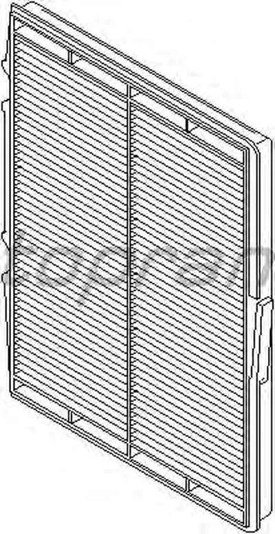 Фильтр, воздух во внутренном пространстве TOPRAN купить