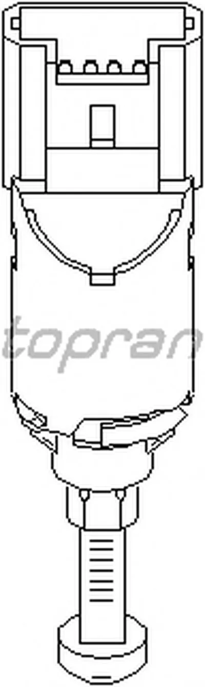 Выключатель фонаря сигнала торможения TOPRAN купить
