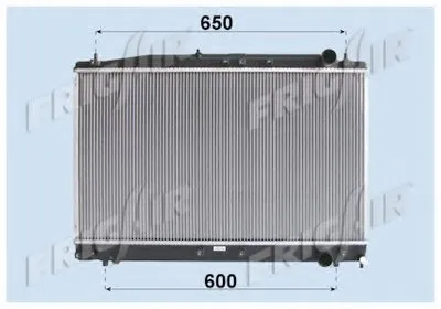 Радиатор, охлаждение двигателя FRIGAIR купить