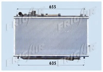Радиатор, охлаждение двигателя FRIGAIR купить