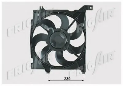 Вентилятор, охлаждение двигателя FRIGAIR купить