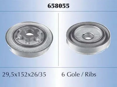 Ременный шкив, коленчатый вал MALÒ купить