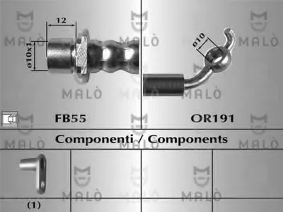 Тормозной шланг MALÒ купить