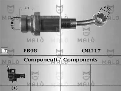 Тормозной шланг MALÒ купить