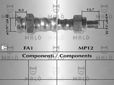 Тормозной шланг MALÒ купить
