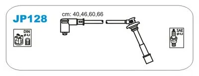 Комплект проводов зажигания JANMOR купить