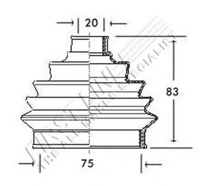 Пыльник, приводной вал FIRST LINE купить