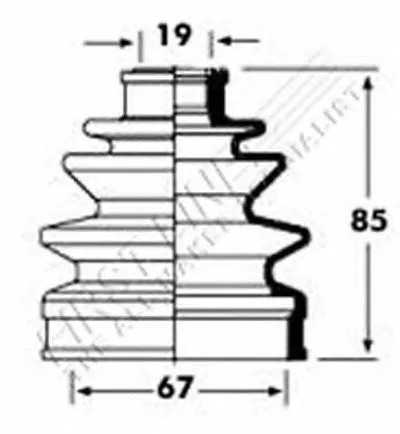 Пыльник, приводной вал FIRST LINE купить