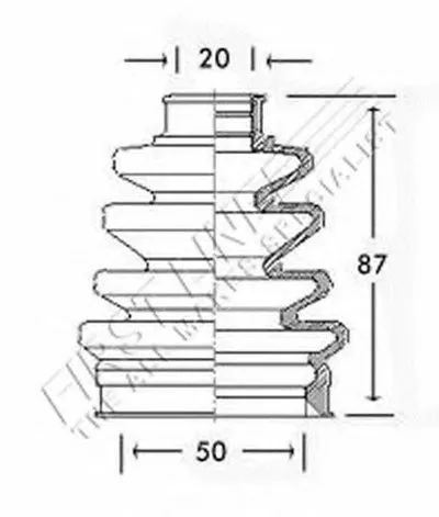 Пыльник, приводной вал FIRST LINE купить