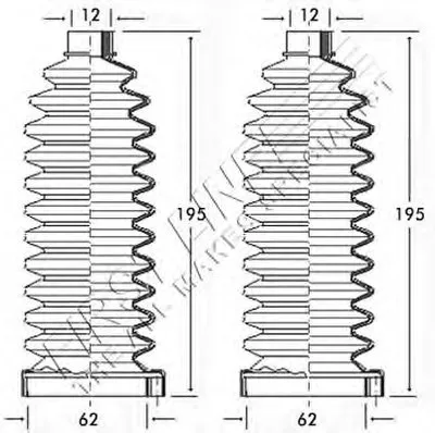 Пыльник, рулевое управление FIRST LINE купить