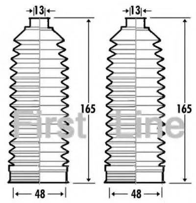 Пыльник, рулевое управление FIRST LINE купить