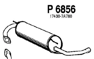 Глушитель выхлопных газов конечный FENNO купить