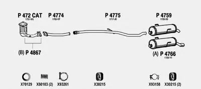 Система выпуска ОГ FENNO купить