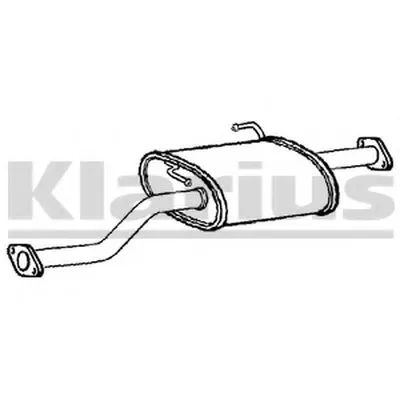 Средний глушитель выхлопных газов KLARIUS купить