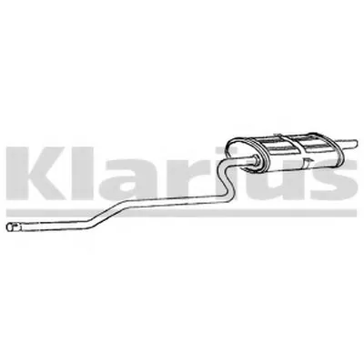 Глушитель выхлопных газов конечный KLARIUS купить