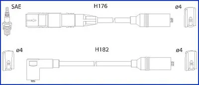 Комплект проводов зажигания