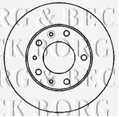 Тормозной диск BORG & BECK купить