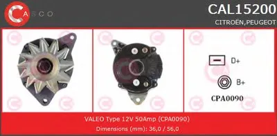 Генератор REMANUFACTURED SERIES CASCO купить