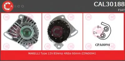 Генератор GENUINE SERIES CASCO купить