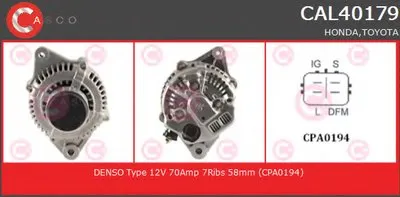 Генератор BRAND NEW SERIES CASCO купить