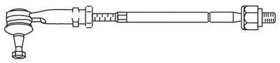 Поперечная рулевая тяга FRAP купить