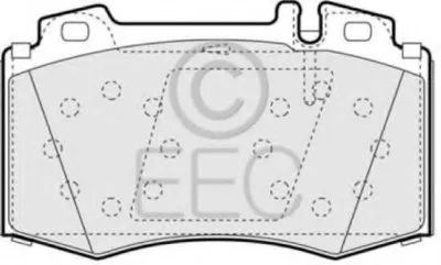 Комплект тормозных колодок, дисковый тормоз EEC купить