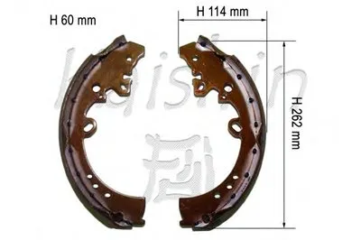 Комплект тормозных колодок KAISHIN купить