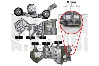Натяжитель ремня, клиновой зубча AUTOTEAM купить