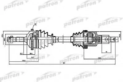 Приводной вал PATRON купить