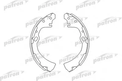 Комплект тормозных колодок PATRON купить