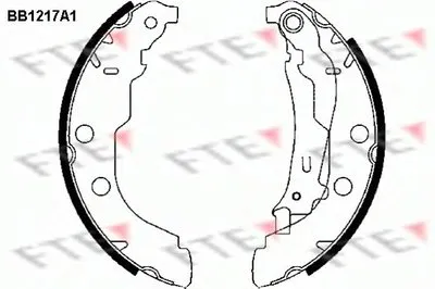 Комплект тормозных колодок FTE купить