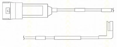 Сигнализатор, износ тормозных колодок TRISCAN купить