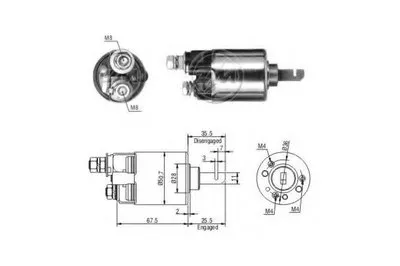 Тяговое реле, стартер ERA купить