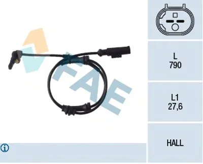 Датчик, частота вращения колеса FAE купить